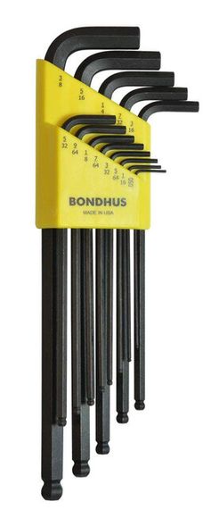 Bondhus BLX13XL 16037 Kľúč L .050-3/8" INBUS s guličkou 13- dielna sada