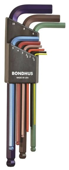 Bondhus BLX9MCG 69499 Kľúč L 1.5-10 mm INBUS s guličkou 9- dielna sada