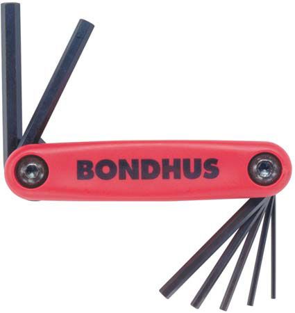 Bondhus HF7MS 12592 Skladacie kľúče 1.5-6 mm INBUS 7- dielna sada