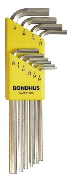 Bondhus HLX10B 16138 Kľúč L 1/16-1/4" INBUS 10- dielna sada