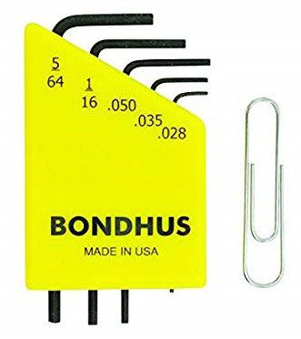 Bondhus HLX5S 12243 Kľúč L .028-5/64" INBUS 5- dielna sada