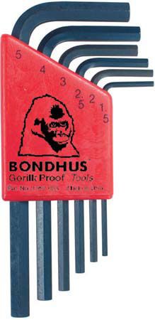 Bondhus HLX6NMS 12246 Kľúč L 1.5-5 mm INBUS 6- dielna sada