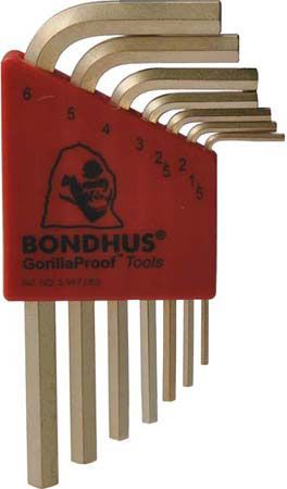 Bondhus HLX7MSG 38292 Kľúč L 1.5-6 mm INBUS 7- dielna sada