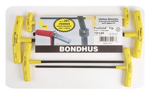 Bondhus PBTX60 75146 Kľúč T 5/32-3/8" INBUS s guličkou "ProHold" 6- dielna sada