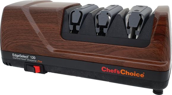 Chef'sChoice M120 0120-0M2 Brúska na nože lesklé drevo, 3-stupňové brúsenie - elektrická