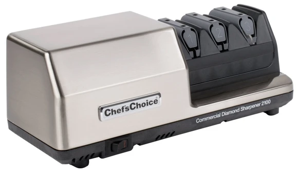 Chef'sChoice M2100 02100-M8 Brúska na nože metalíza, 3-stupňové brúsenie - PROFI - elektrická