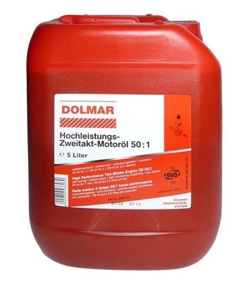 DOLMAR 980008118 Olej do benzínu pre 2-takjtné motory 5l (50:1)