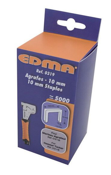 EDMA 031955 Spona 10 mm (5000 ks) Pre: 031855