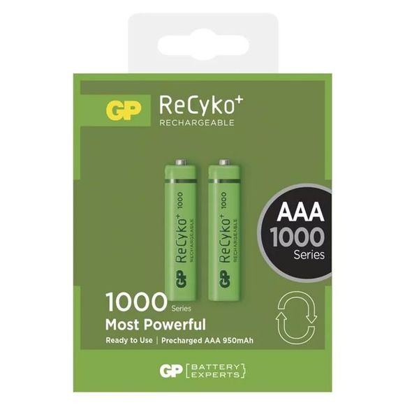 EMOS SK s.r.o. B1411 Nabíjacia batéria GP ReCyko+ 1000 (AAA), 2 ks