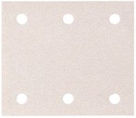 Brúsny papier  K-80 / 102x114mm (6 otvorov, na lak / farbu, kov, drevo ) (v balení: 10ks) - MAKITA P-35829