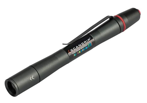 Scangrip COLOUR_MATCH 03.5117 Svietidlo | ceruzková baterka 100 lm COB LED (CRI > 95) na alkalickú batériu - dosah lúča 75 m s verným podaním farieb