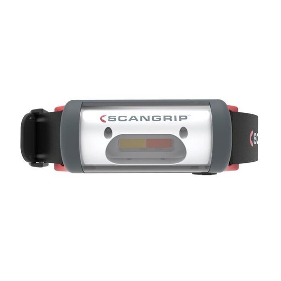Scangrip NIGHT VIEW 03.5438 Svietidlo | čelovka 160 lm COB LED (červená / biela) s USB nabíjaním - bezkontaktné ovládanie mávnutím ruky
