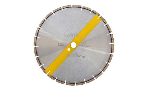 SOLGA BW LA 32202304 Kotúč diamantový - rezací D 300mm na mramor mokrý rez pre stolové rezačky f. biela + žltá
