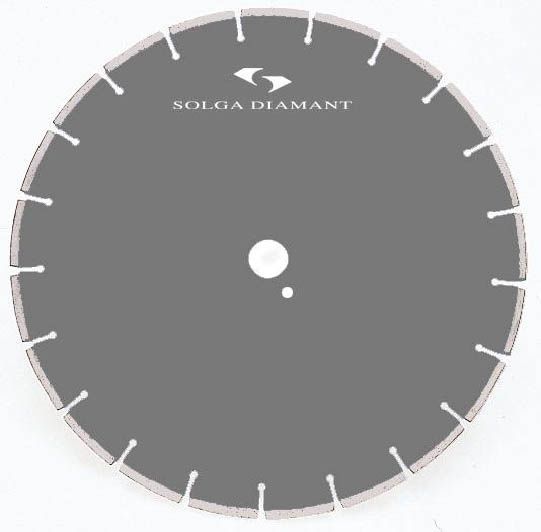SOLGA LAR 23663350 Kotúč diamantový - rezací D 350mm na kombinované materiály mokrý rez pre stolové rezačky f. šedá