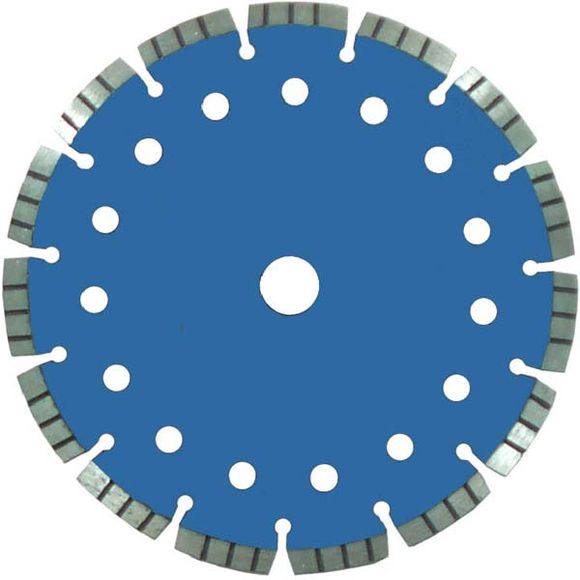 SOLGA TURBO - LASER 1370623010 Kotúč diamantový - rezací D 230mm univerzálny suchý rez pre ručné náradie f. modrá SUPER-PROFI